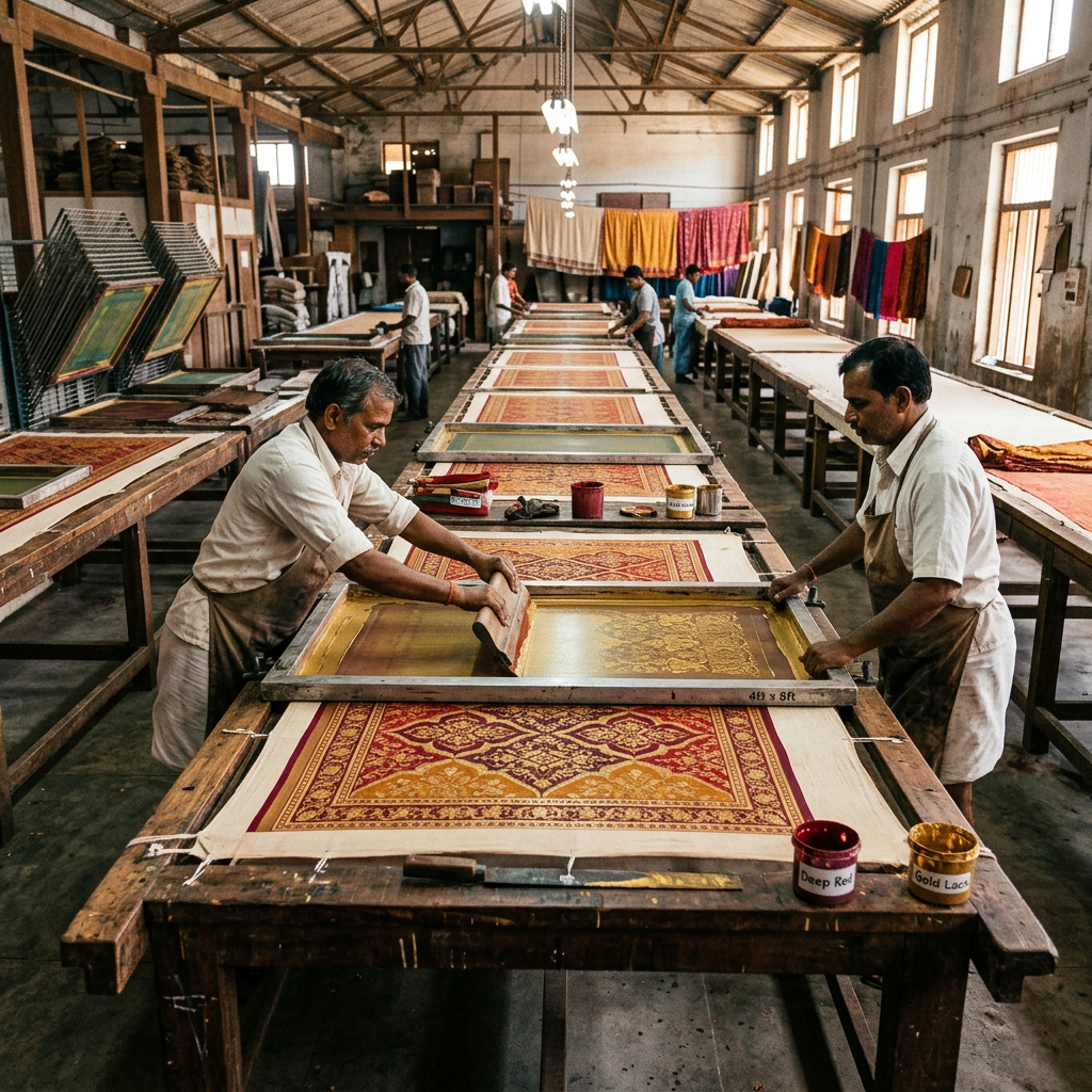 Screen printing process
